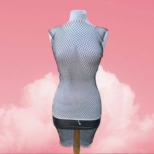 See through net dress